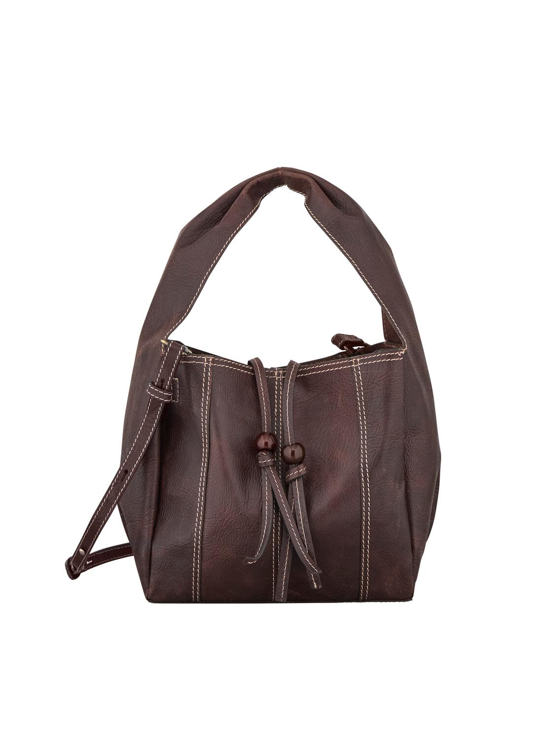 Panel Harper lædertaske - Chocolate Torte